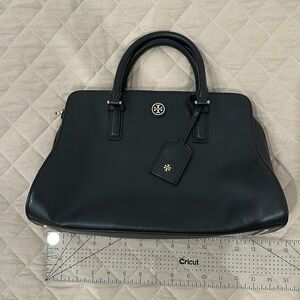 Used Tory Burch satchel with adjustable crossbody strap